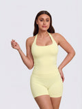 Lemon Lime Impact Halter Top