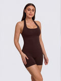 Espresso Impact Halter Top