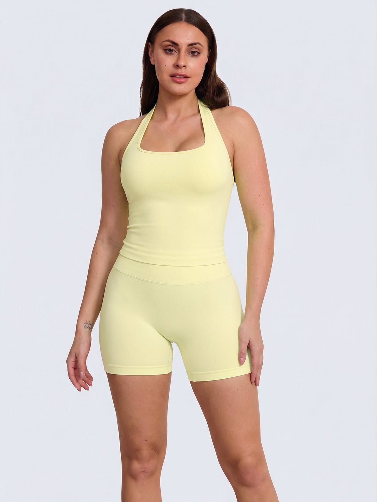 Lemon Lime Impact Halter Top
