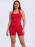 Spicy Red Impact Halter Top