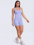 Lilac Impact Halter Top