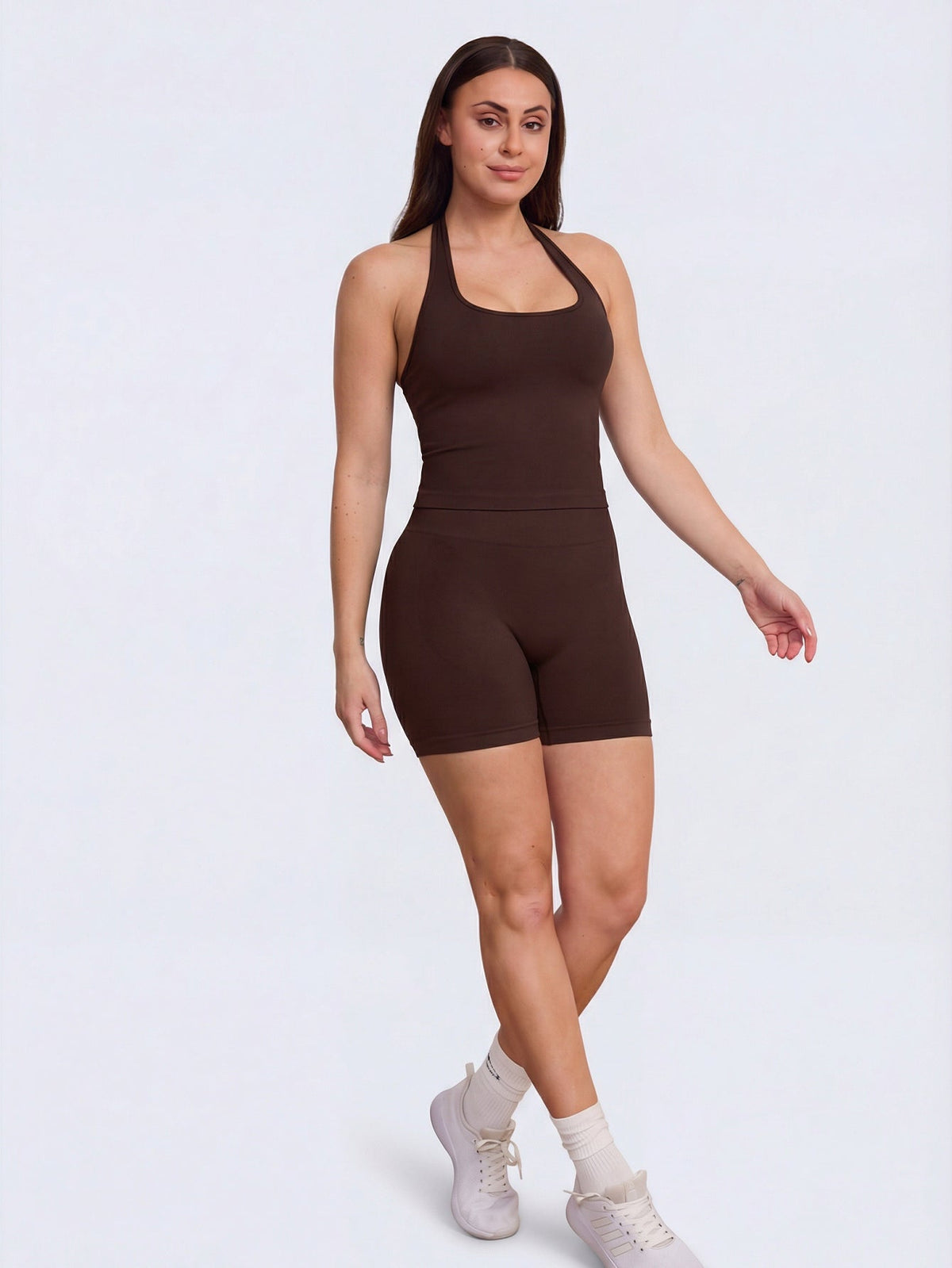 Espresso Impact Halter Top
