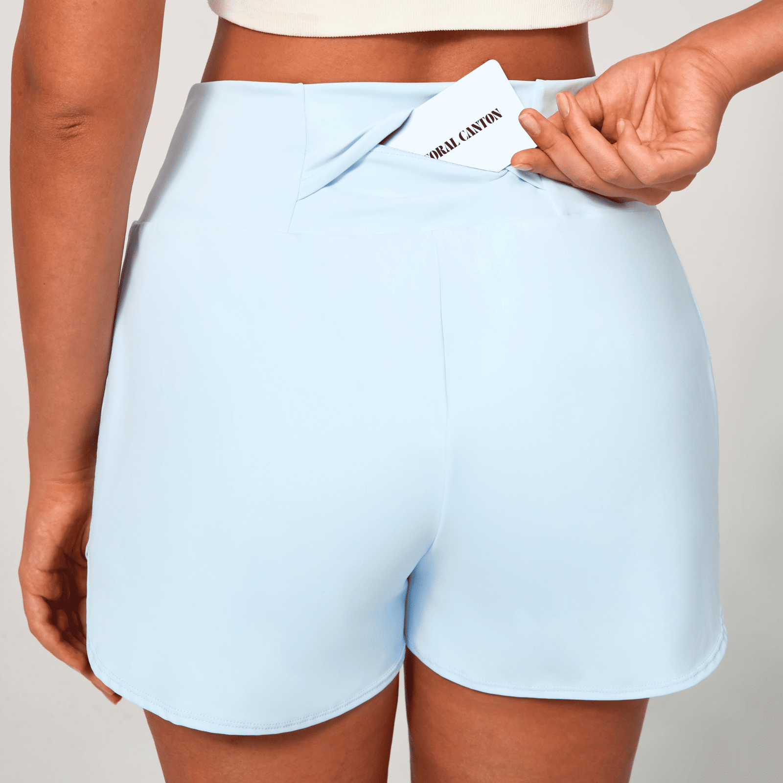 Sky Latte 2-in-1 Yoga Shorts 5