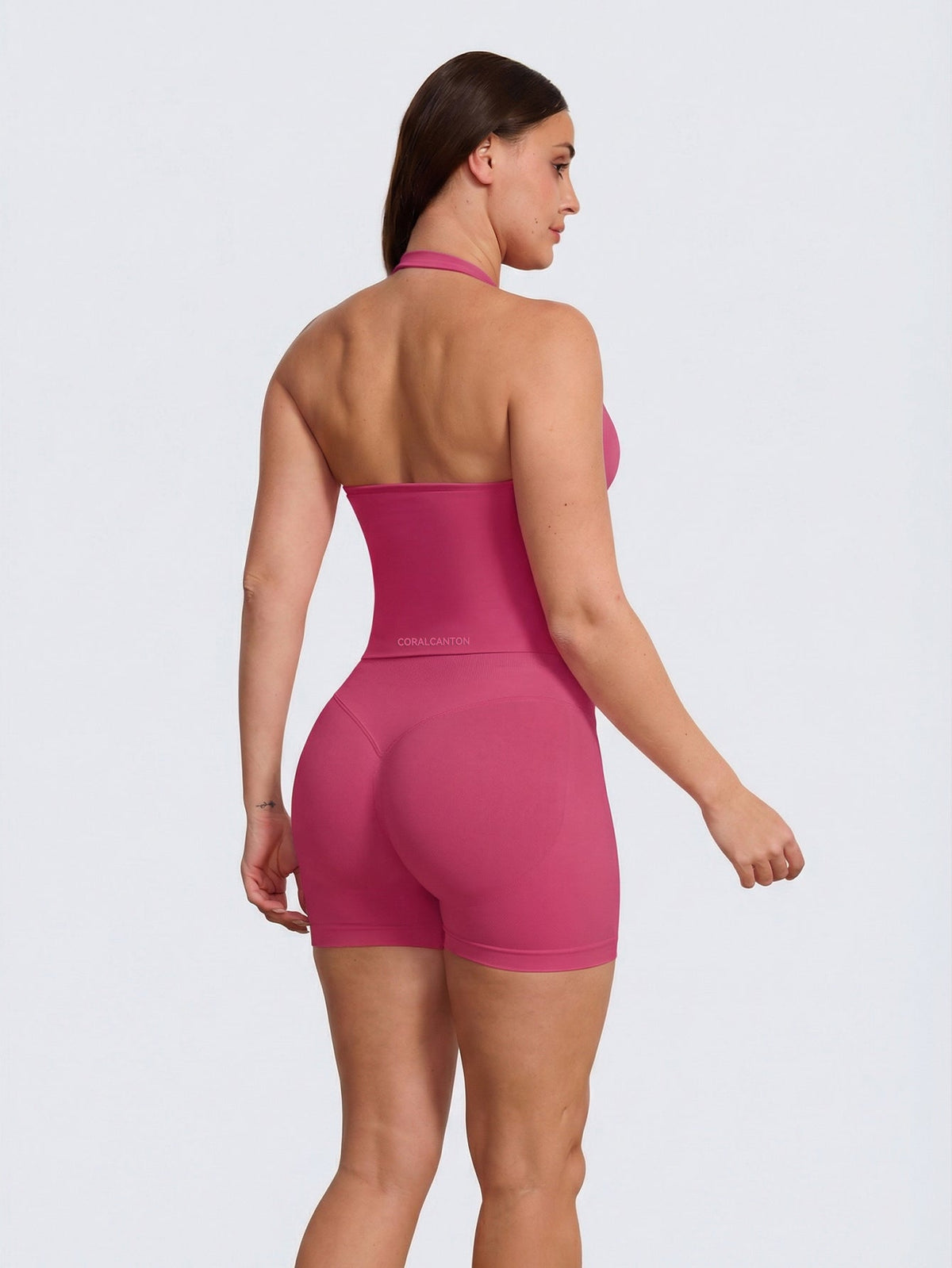 Raspberry Impact Halter Top