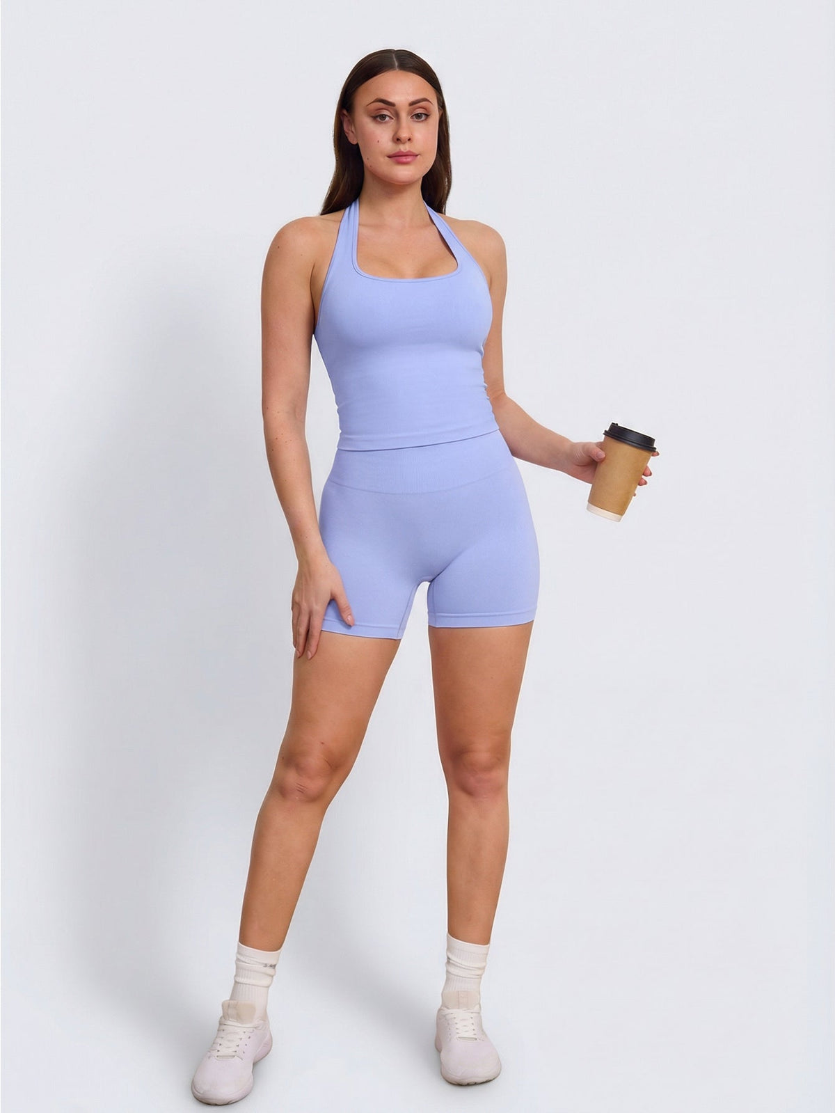 Lilac Impact Halter Top
