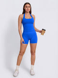 Electric Blue Impact Halter Top