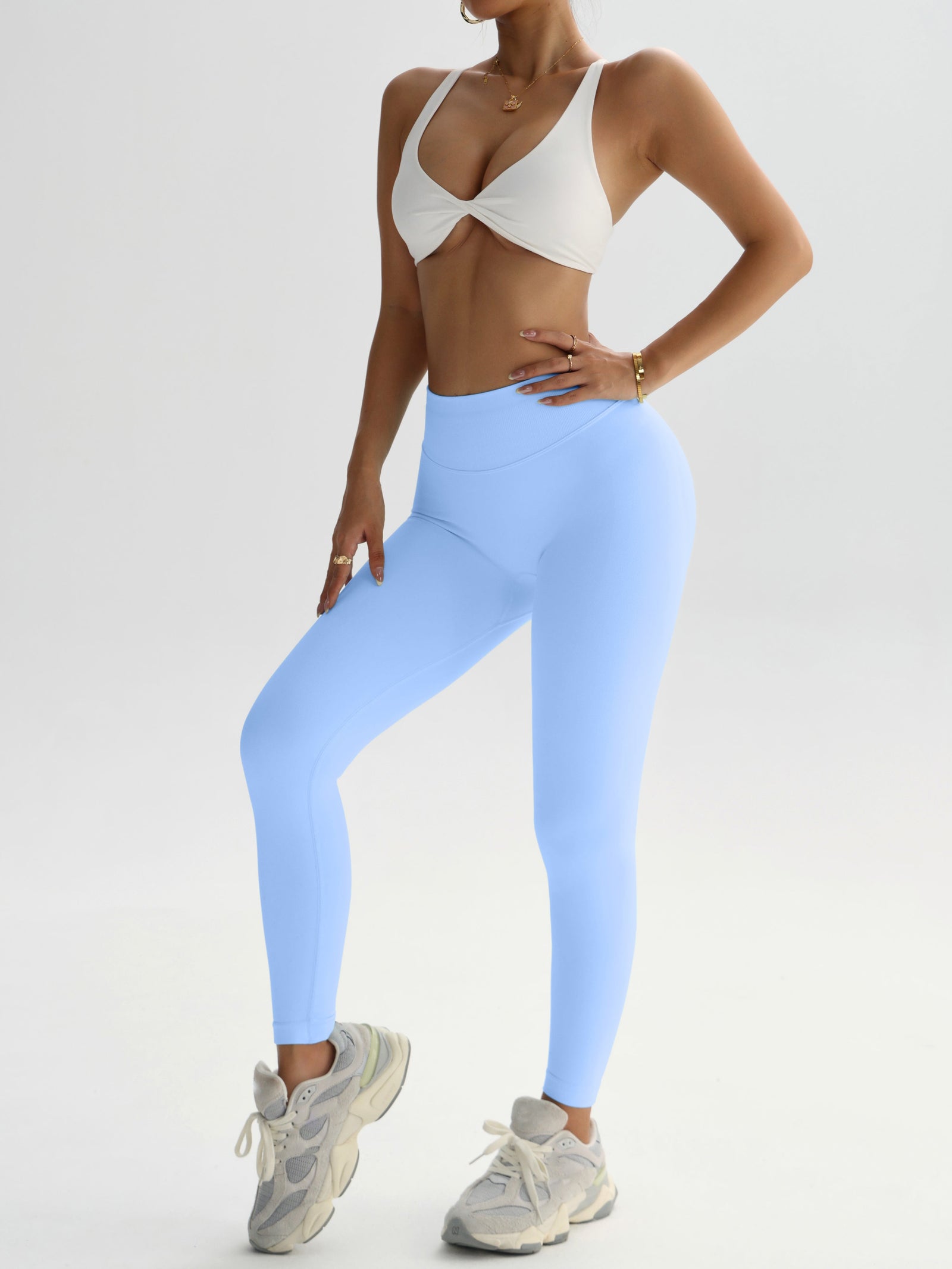 Sky Blue Impact Leggings